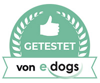 Logo "getestet von edogs"