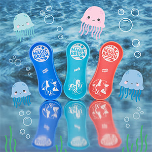 MagicBrush Pferde Bürstenset Jellyfish in blau, türkis und pink